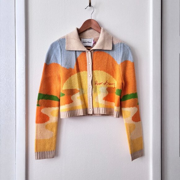 House Of Sunny Day Tripper Jacquard Cardigan - Picture 5 of 10